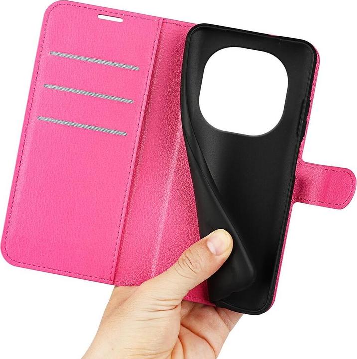Produktbild Cover-Discount Xiaomi Redmi Note 14 Pro 5G - Leder Etui Hülle (Xiaomi Poco X7 Pro, Xiaomi Redmi Note 14 Pro 5G)
