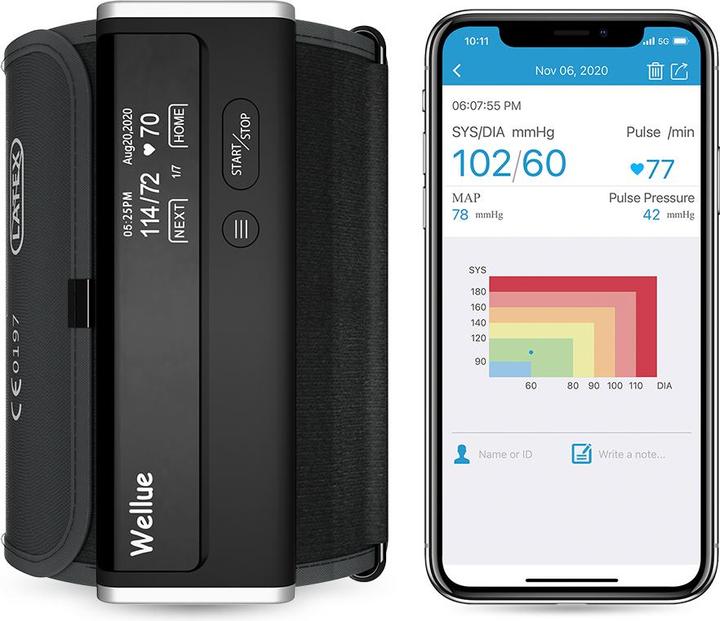 Immagine prodotto ViatomTech BP2 Connect Wi-Fi upper arm bp monitor with ECG (Sfigmomanometro per braccio)