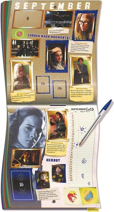 Actual product image Panini Harry Potter - A Year in Hogwarts Sticker & Card Collection Album *German Version*