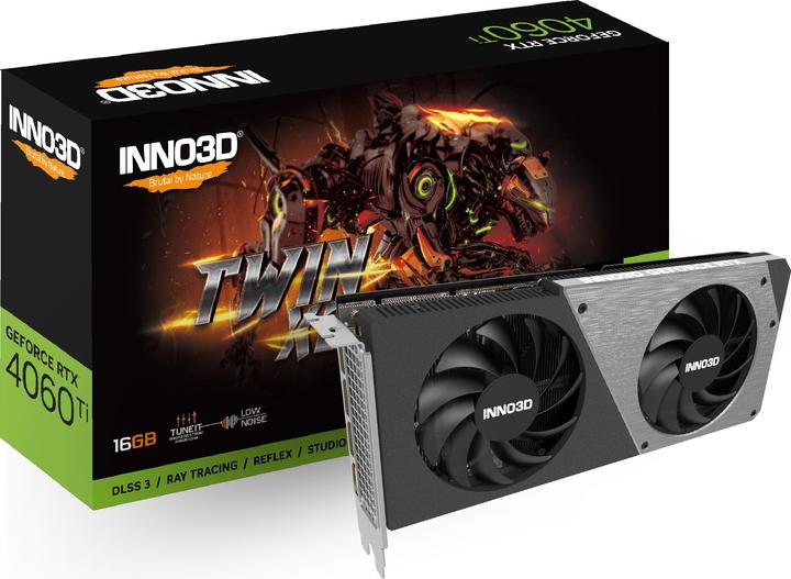 Produktbild Inno3D GeForce RTX 4060Ti Twin x2 (16 GB)