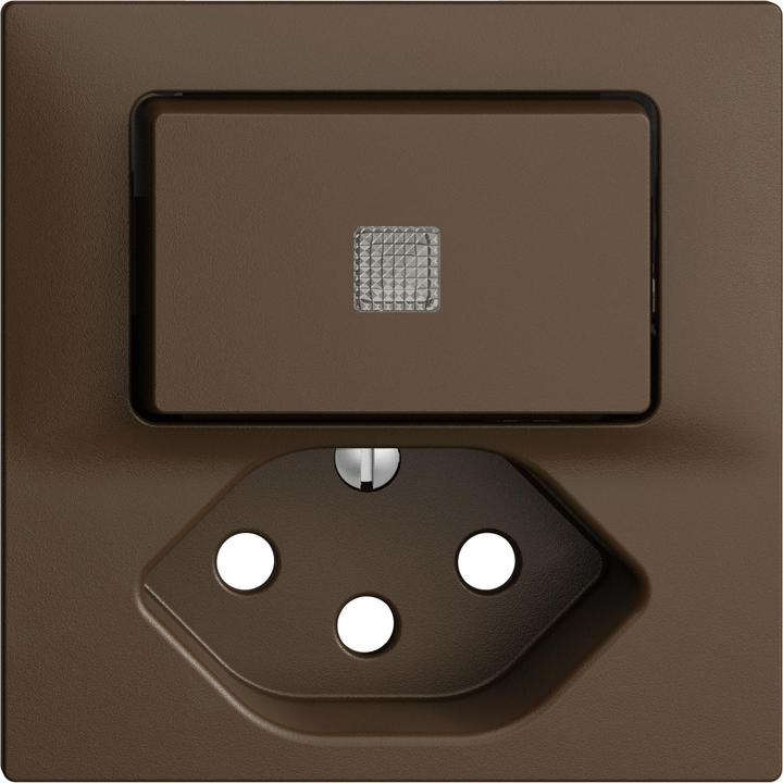 Produktbild Feller Abdeckset Kleinkombi. bel.1-T/T13 coffee