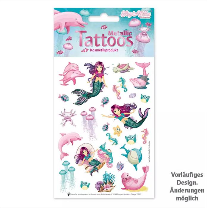 Lutz Mauder TapirElla 46100 Tatouage métallique A6 - Coralie