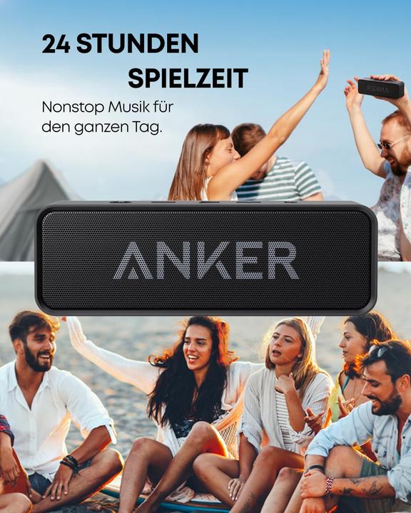 Immagine prodotto Anker SoundCore nero (24 h, Batteria ricaricabile)