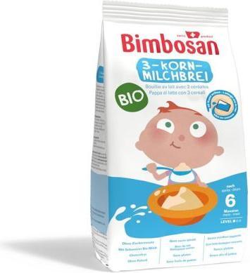 Immagine prodotto Bimbosan Porridge di latte biologico a 3 cereali (300 g)