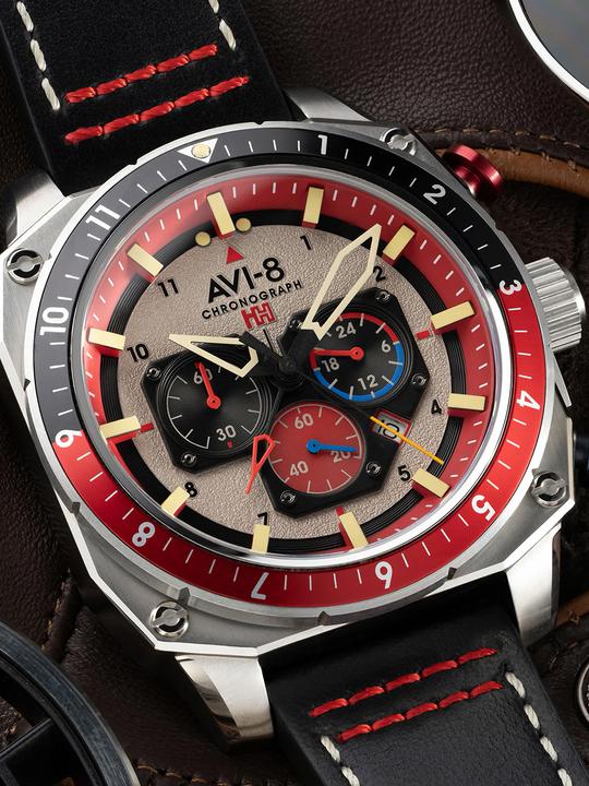 Actual product image AVI-8 AV-4100-03 (Chronograph)