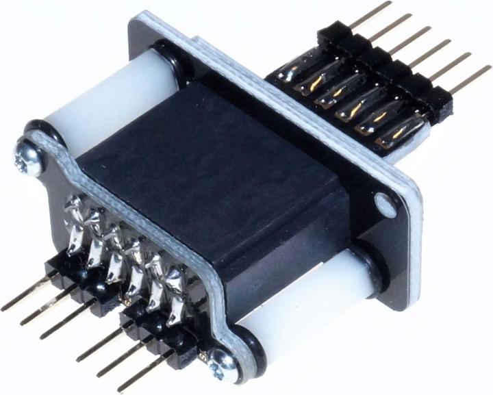 Unilight direktsteckverbindung header mit 6 primä polen, bausatz, 2pcs, uni kontaktleiste