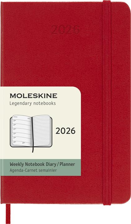 Moleskine Taschenagenda Weekly (9 x 14 cm, English)