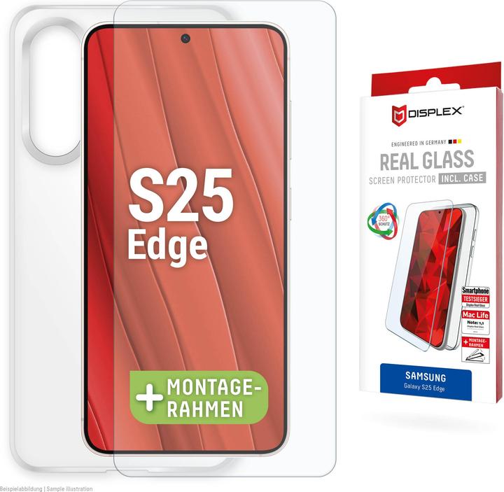 Produktbild Displex Real Glass + (1 Stück, Samsung Galaxy S25 Edge)
