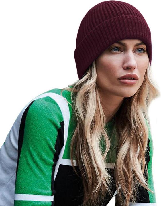 Produktbild Beechfield Engineer Strick Ripp Beanie (One Size)