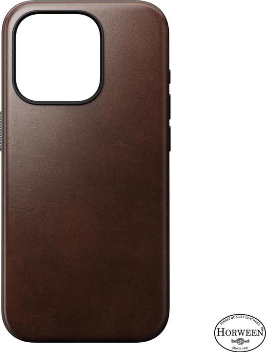 Actual product image Nomad Modern Leather Case Horween (Apple iPhone 15 Pro)