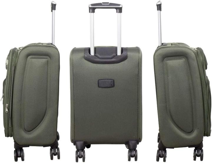 Produktbild Trendyshop365 3-teiliges Weichgepäck Koffer-Set (Handgepäck (bis 50l), M (50 - 90l), L (90 - 115l))