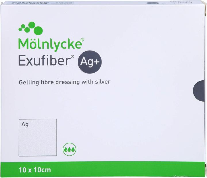 Actual product image Mölnlycke Exufiber Ag+, 10 pcs VER