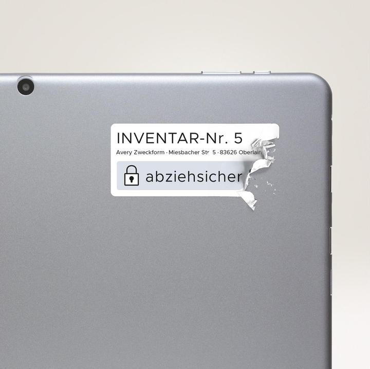 Image du produit Avery Étiquettes pelables