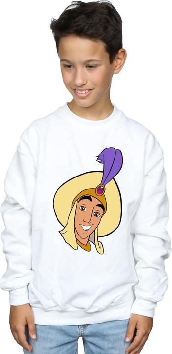 Actual product image Disney Boys Aladdin Prince Ali Face Sweatshirt (152, 158)