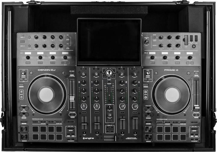 Actual product image Odyssey FZGSPRIME4W2BL flightcase for Denon DJ Prime 4