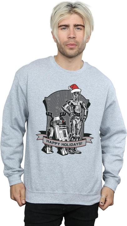 Produktbild Star Wars C3PO And R2D2 Christmas Holidays Sweatshirt (3XL)