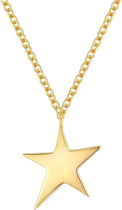 Produktbild Glanzstücke München Damen Kette Stern Sterling Silber - 34478 (Sterling Silber, 40 - 45 cm)