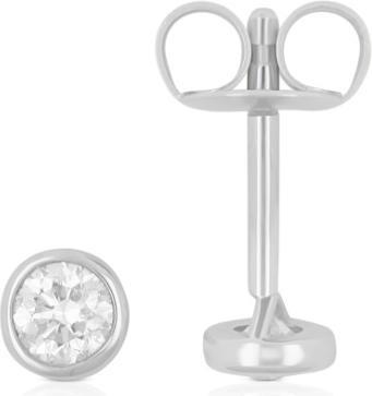 Immagine prodotto Muau Orecchini con montatura (Oro bianco 750)