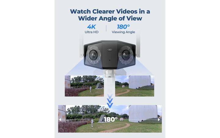 Actual product image Reolink Duo 2 WiFi network camera (4608 x 1728 pixels)