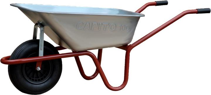 Capito Tiefmuldenkarre Garten100 LURO-PP, unmontiert