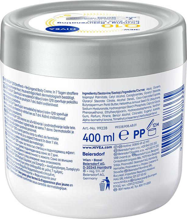 Produktbild NIVEA Q10 Straffend + Verjüngend Body Creme (Körpercreme, 400 ml)