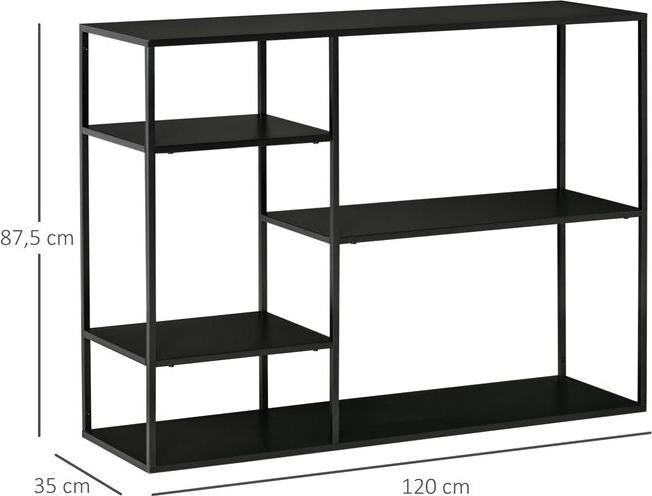 Immagine prodotto Swisshandel24 Scaffale in piedi Scaffale per libri Scaffale per archiviazione Scaffale per file con 5 scomparti