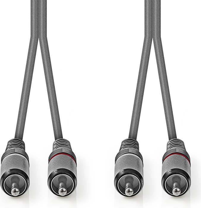Produktbild Nedis Stereo-Audiokabel 2 x R AC männlich 2 x RCA männlich (5 m)