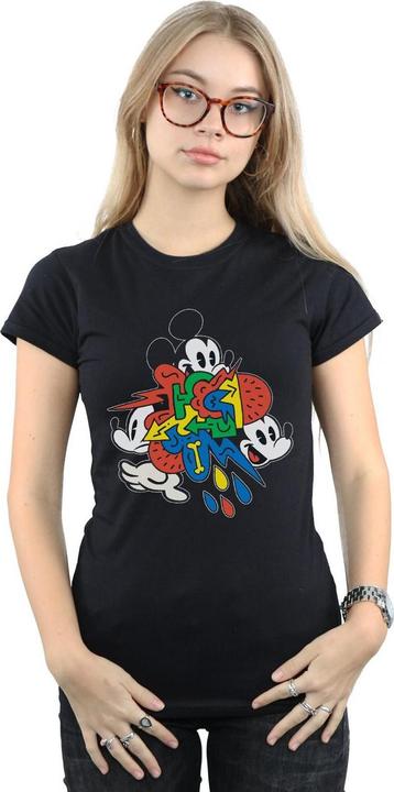 Immagine prodotto Disney Mickey Mouse Vintage Arrows Maglietta Donna (M)