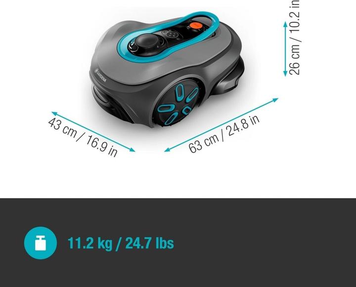 Actual product image Gardena Smart Sileno Free 800 (800 m², Boundary wire)