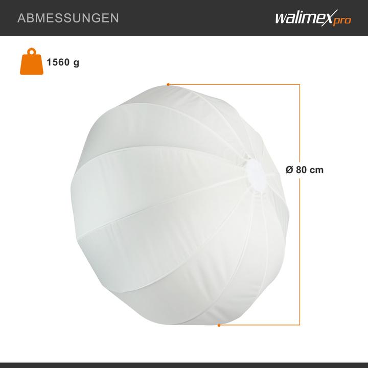 Immagine prodotto Walimex pro Softbox Essential Balloon 80 Elinchrom (Soft box, 80 cm)