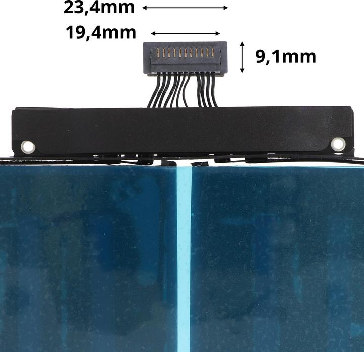 Actual product image AccuCell Akku passend für Apple A1398 15 (8755 mAh)