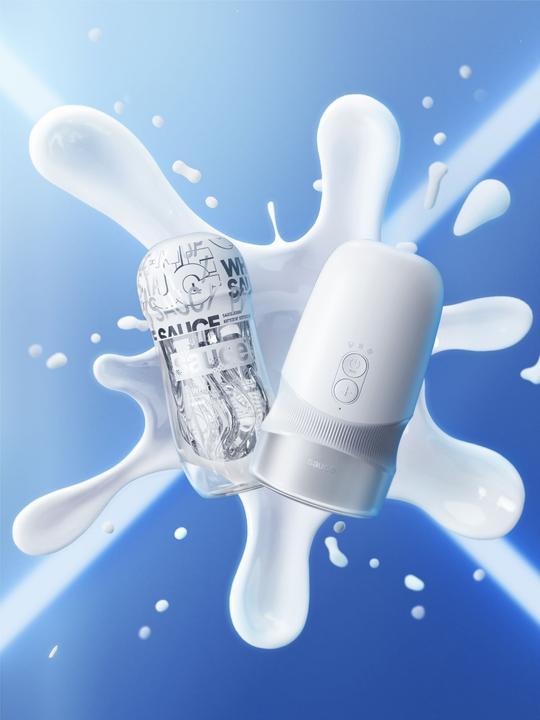Produktbild Sauce Extra Automatischer Masturbator Weiss