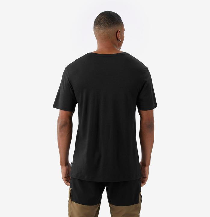 Image du produit Simond T-shirt manches courtes 100 % laine mérinos homme, Merino 100% noir (XL)