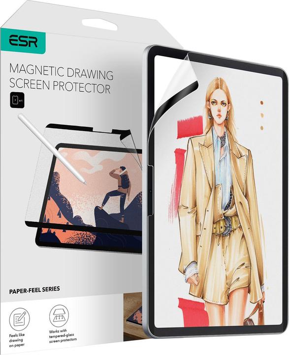 Productafbeelding ESR Paper-Feel Magnetic Screen (1 Stuk, iPad Pro 13 2024 (M4))