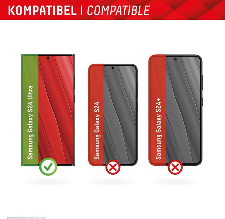 Produktbild Displex Real Glass, Privacy Full Cover Panzerglas (1 Stück, Samsung Galaxy S24 Ultra)