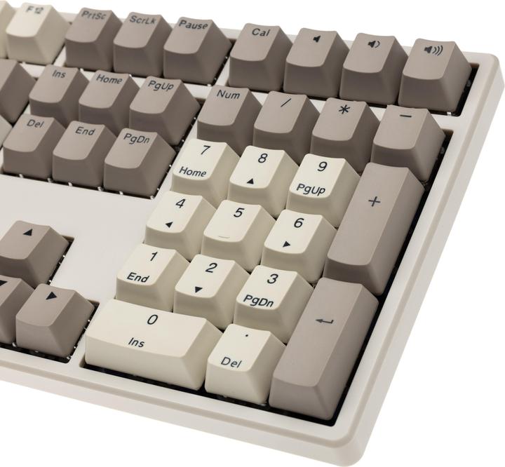 Actual product image Ducky Origin Vintage Gaming Keyboard, Cherry MX-Speed-Silver (US) (US, Cable)
