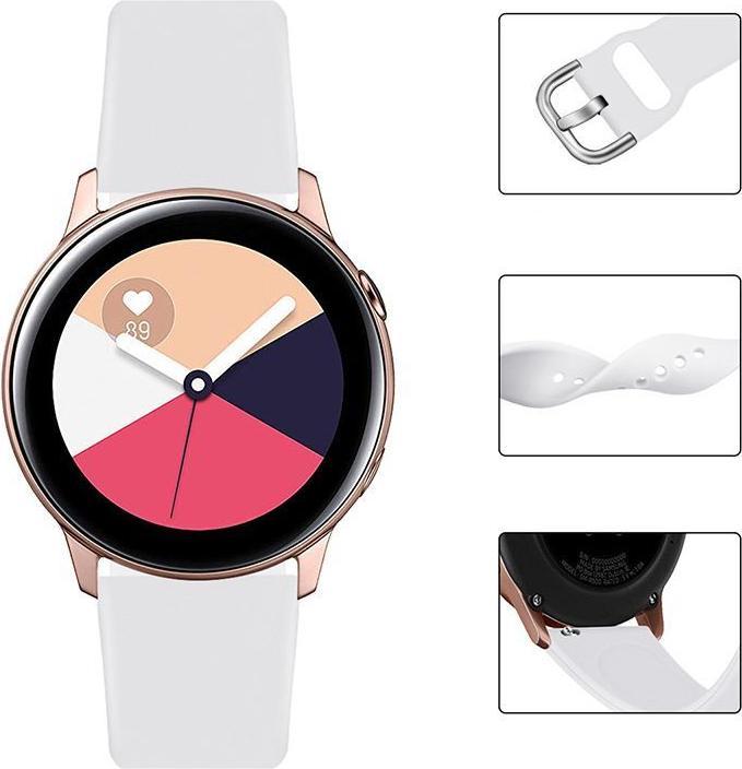 Produktbild Hurtel Silicone Strap TYS smart watch band universal 20mm red (20 mm, Silikon)