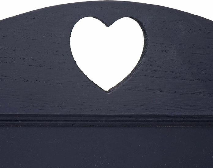 Immagine prodotto Swisshandel24 Lavagna pubblicitaria, lavagna con gesso, 66x39x33cm, effetto shabby vintage - grigio scuro (66 x 39 x 33 cm)