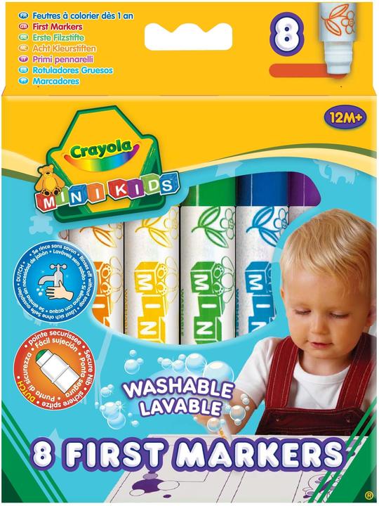Actual product image Crayola Mini Kids - Marker (Multinational, 8 x)