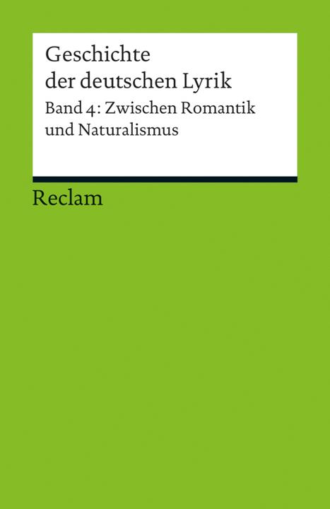 Immagine prodotto Geschichte der deutschen Lyrik (Tedesco, Bernhard Sorg, 2012)