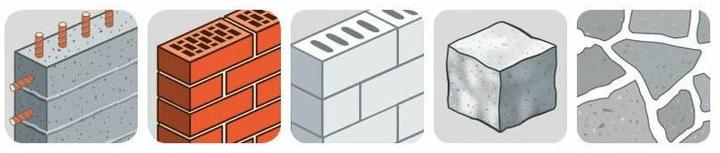 Actual product image kwb Rocker concrete and masonry drill set 5 pcs. (6 mm, 8 mm, 3 mm, 4 mm, 5 mm)