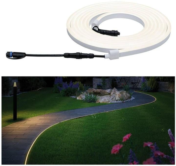 Produktbild Paulmann Outdoor Plug & Shine Stripe Neon (Warmweiss, 500 cm, Outdoor)