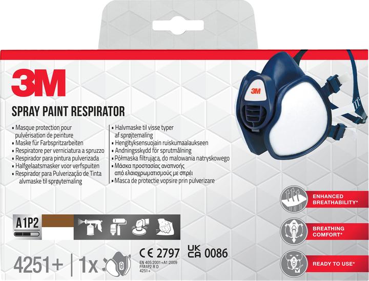 Produktbild 3M Atemschutzmaske 4251+ (A1P2, 1 x)