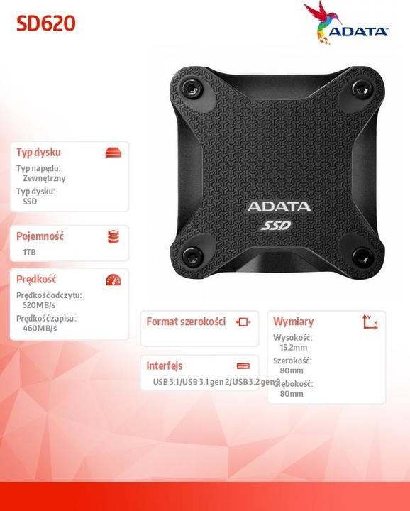 Actual product image Adata SD620 (1 TB)