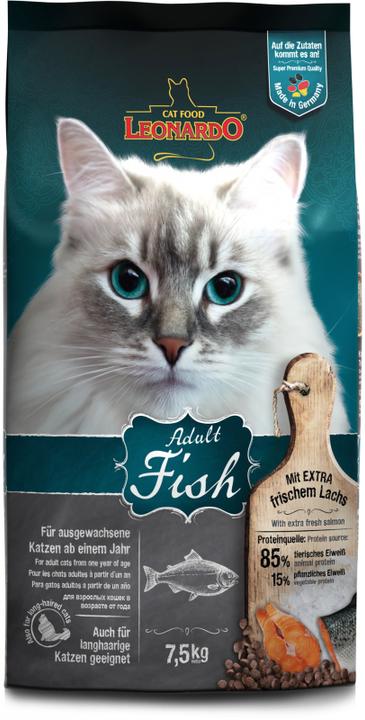 Actual product image Leonardo Cat Food Adult fish (Adult, 1 pcs., 7500 g)