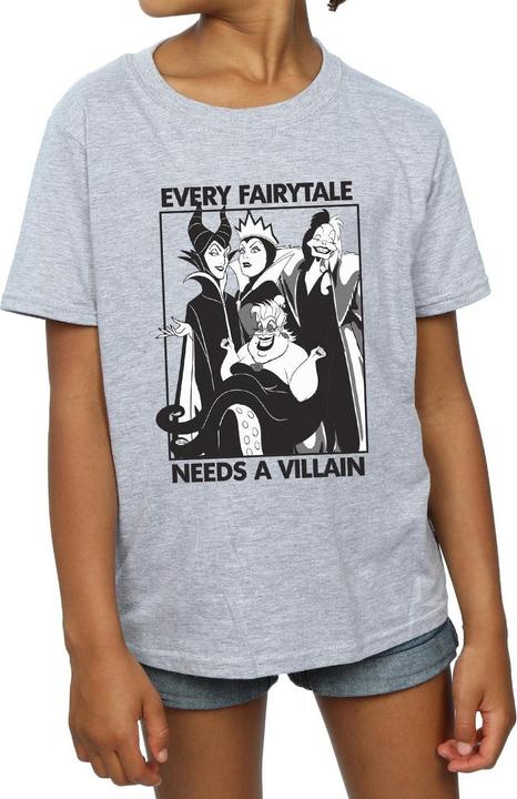 Immagine prodotto Disney Every Fairy Tale Needs A Villain Maglietta Ragazze (140, 146)