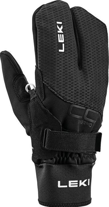 Leki CC Thermo Shark Lobster (2+2) Langlaufhandschuhe schwarz (L)