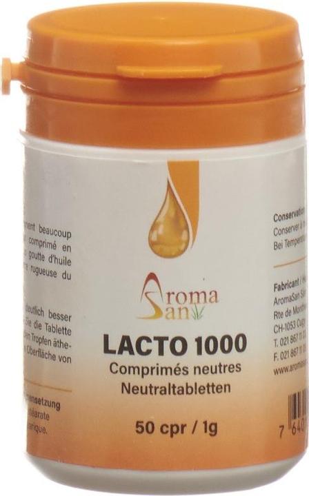 Produktbild AromaSan Lacto 1000 Neutraltabletten (50 Stk) (50 Stück, Tabletten, 70 g)