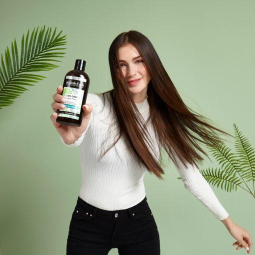 Produktbild Nuggela & Sulé 100% GREEN champú apto veganos 250 ml (250 ml, Flüssiges Shampoo)