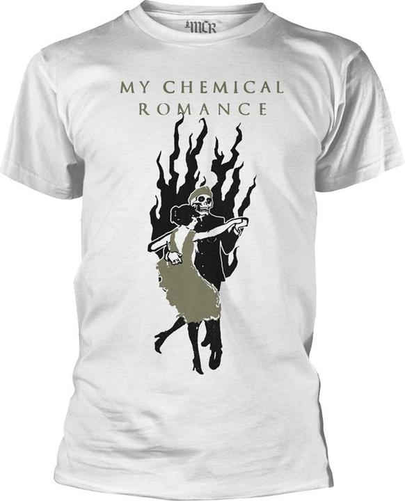 My Chemical Romance Men's Military Ball T-Shirt White